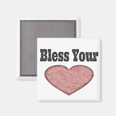 Aimant Bénissez votre coeur - Dit du Sud (Recto/Verso)