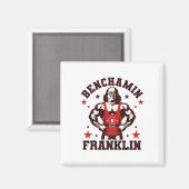 Aimant Benjamin Benchamin Franklin Bench Press Bodybuildi (Recto/Verso)