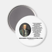Aimant Benjamin Franklin Évaluation des probabilités Cita (Recto/Verso)