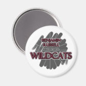 Aimant Benjamin Russell Wildcats - Alexander City, AL (Recto/Verso)