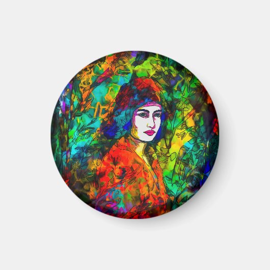Aimant Beret rouge (Devant)