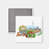 Aimant Berlin - Allemagne (Recto/Verso)