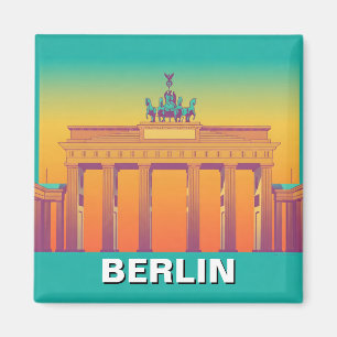 Aimant Berlin Allemagne Porte de Brandebourg Voyage abstr