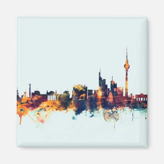 Aimant Berlin Allemagne Skyline (Devant)