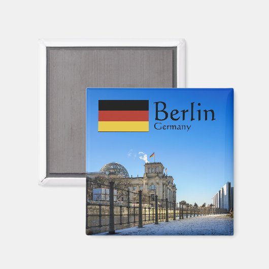 Aimant Berlin Allemagne Souvenir (Recto/Verso)