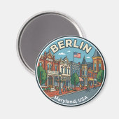 Aimant Berlin Maryland États-Unis (Recto/Verso)