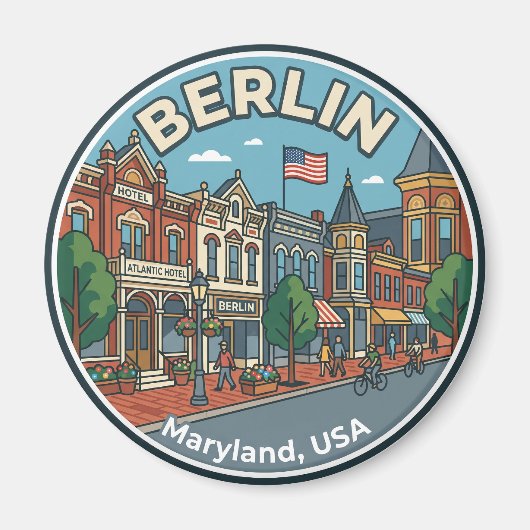 Aimant Berlin Maryland États-Unis (Devant)