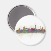 Aimant Berlin ville Germany. Deutsche Skyline art v2 (Recto/Verso)