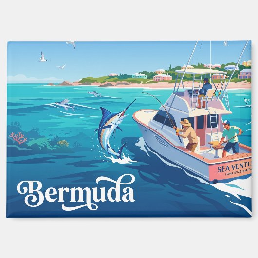 Aimant Bermuda Bermudes (Recto)