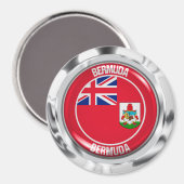 Aimant Bermuda Round Emblem (Recto/Verso)