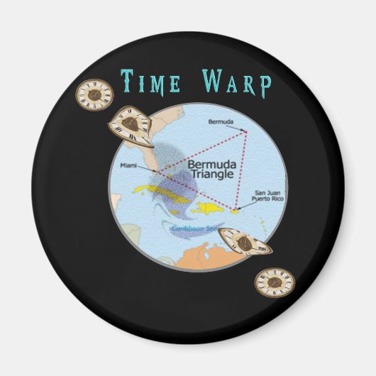 Aimant bermuda triangle (Devant)