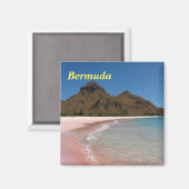 Aimant Bermudes Plages Roses (Recto/Verso)