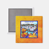 Aimant Bermudes Pop Art (Recto/Verso)