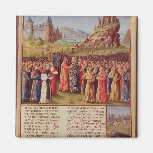 Aimant Bernard de Clairvaux prêchant la deuxième croisade (Devant)