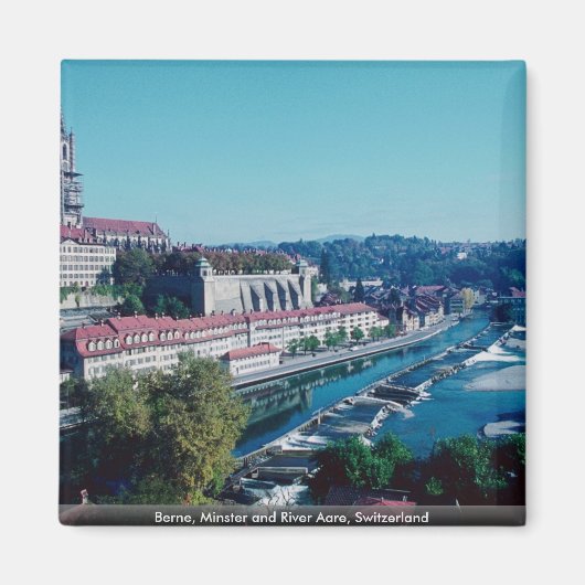 Aimant Berne, Minster et River Aare, Suisse (Devant)