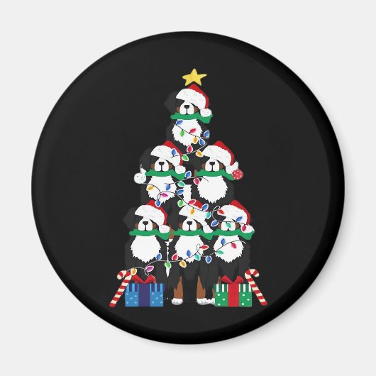 Aimant Bernese Mt Chien Chien Chien Chien Chien Chien Arb (Devant)