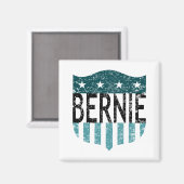 Aimant BERNIE étoiles et rayures (Recto/Verso)