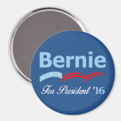 Aimant Bernie Sanders Pour Président 2016 (Recto/Verso)