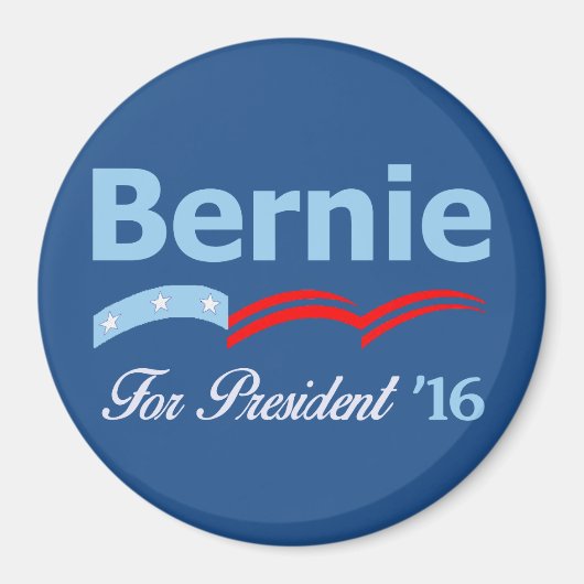 Aimant Bernie Sanders Pour Président 2016 (Devant)