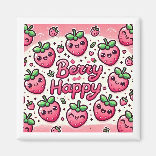 Aimant Berry Happy (Devant)