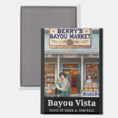 Aimant Berry’s Bayou Market – Southern Psychos Collection (Recto/Verso)
