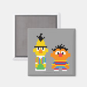 Aimant Bert et Ernie en pixel art (Recto/Verso)