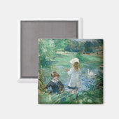 Aimant Berthe Morisot - À côté d'un lac (Recto/Verso)