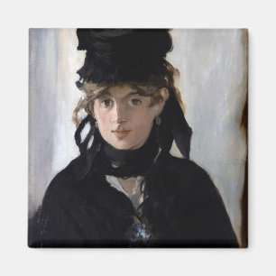 Aimant Berthe Morisot avec un bouquet de violettes, Manet