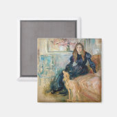 Aimant Berthe Morisot - Julie et son Greyhound Laerte (Recto/Verso)