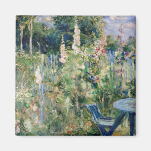 Aimant Berthe Morisot - Roses Trémières / Althées