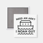 Aimant Besoin D'Un Arche ? Je Noah Guy. (Recto/Verso)