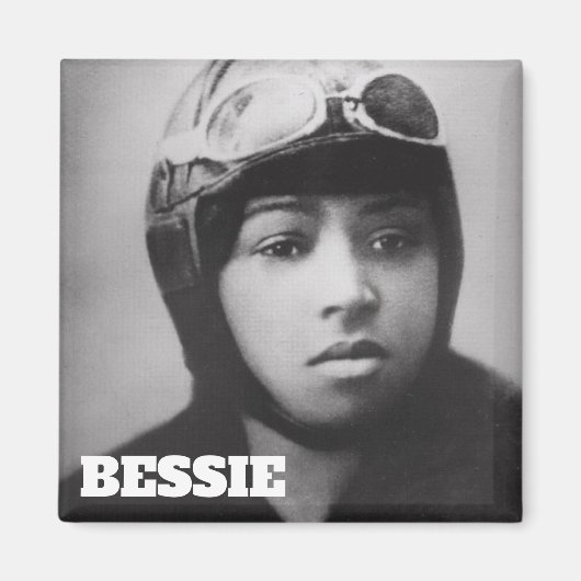 Aimant Bessie Coleman - Pionnier de l'aviation (Devant)