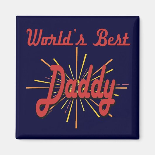 Aimant Best Daddy Gifts (Devant)