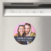 Aimant Best friends forever moderne BFF photo (In Situ (Lave-vaisselle))