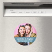 Aimant Best friends forever moderne BFF photo (In Situ (Lave-vaisselle))