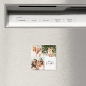 Aimant Best Friends Modern Chic BFF Script Photo (In Situ (Lave-vaisselle))