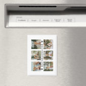 Aimant Best Grandma Ever Photo Collage – Gift with Hearts (In Situ (Lave-vaisselle))