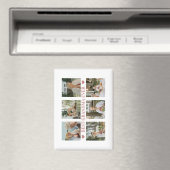 Aimant Best Grandma Ever Photo Collage – Gift with Hearts (In Situ (Lave-vaisselle))