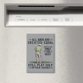 Aimant Best Men Play Golf Eighties Funny Golfer Golfing (In Situ (Lave-vaisselle))