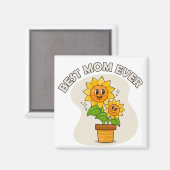 Aimant Best Mom Ever (Recto/Verso)