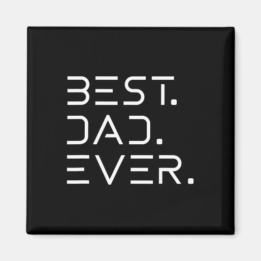 Aimant Best Papa Ever Chemise Moderne Développeur Program (Devant)