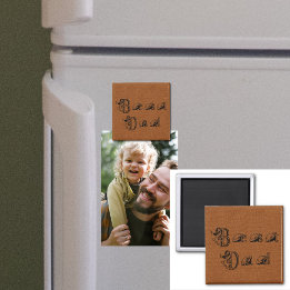 Aimant Best Papa Football Sports Texte