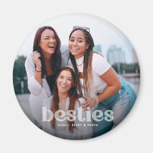 Aimant Bestie Typographie tendance