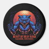 Aimant Bête de Bray Road Cryptid Créature (Devant)