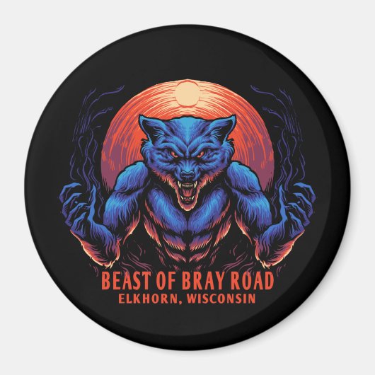 Aimant Bête de Bray Road Cryptid Créature (Devant)