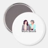Aimant Bête de travail classique (Recto/Verso)