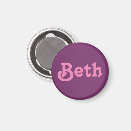Aimant Beth (Recto/Verso)