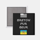 Aimant Beur de Breton pur - Amazigh/Berbère (Recto/Verso)
