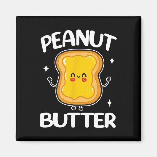 Aimant Beurre D'Arachide Et Couple De Jelly Correspondant (Devant)