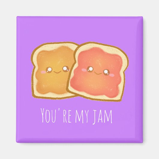 Aimant Beurre D'Arachide Et Jelly De Fraise (Devant)